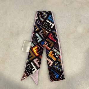 Fendi Wrappy - Black/Pink Multi Colored